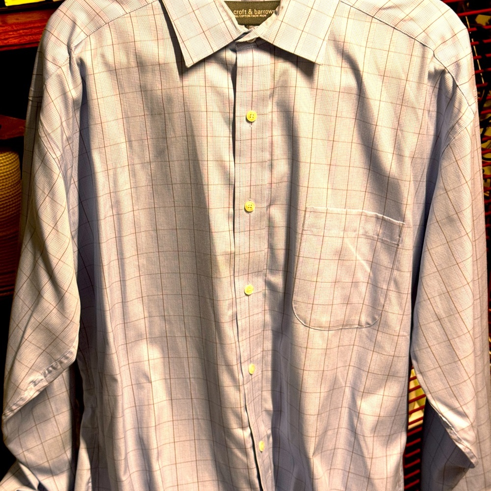 Croft & Barrow Tan Long-sleeved Shirt